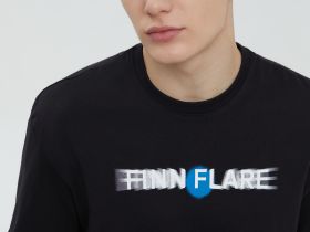 Футболка из хлопка с принтом