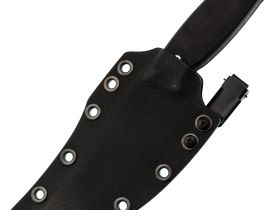 Нож Barmaley Knives Пьеро BW, сталь AUS-10Co, рукоять G10, черный