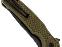 Складной нож Mr.Blade Hellcat Mini blackwash сталь S35VN, рукоять Olive G10