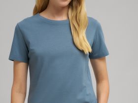 Приталенная футболка из джерси