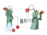 LGL-KE158H Брелок-фонарик Статуя Свободы