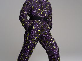 Комбинезон текстильный с полиуретановым покрытием для девочек