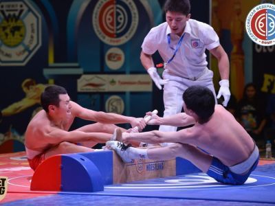 Он-лайн фото: Финал Кубка мира по мас-рестлингу - 2015