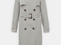 Двубортный тренч с поясом