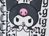 Худи с принтом для девочек, Белый