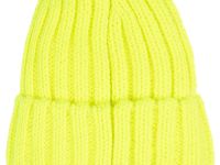 Шапка вязаная с отворотом для девочки