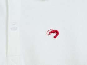 Футболка-поло для девочек, Белый