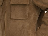 Куртка-рубашка из искусственной замши, Желтый