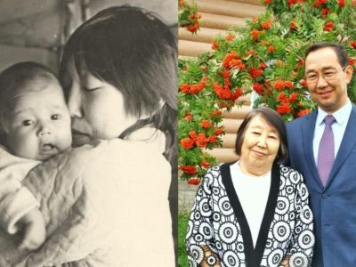 Глава Якутии трогательно поздравил маму с юбилеем