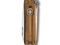Нож перочинный Victorinox Classic SD Colors, Chocolate Fudge, прозрачный коричневый, 7 функций, 58мм