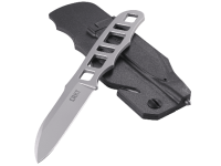 Нож с фиксированным клинком CRKT Terzuola HWY Rescue, сталь 420J2, цельнометаллический