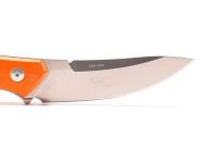 Нож с фиксированным клинком Fantoni, C.U.T. Fixed, FAN/CUTFxSwOrLBk, сталь CPM-S30V, рукоять cтеклотекстолит G-10, оранжевый