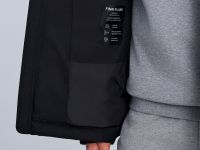 Утепленная куртка с воротником-стойкой