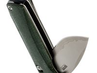 Складной нож SRM Terrier 258L-MG2, сталь 140Cr, рукоять зелёная микарта