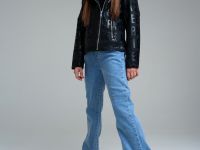 Куртка кожаная для девочек