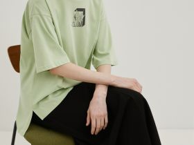 Футболка из хлопка с принтом