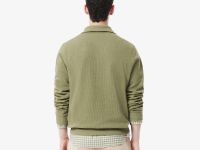 Мужская толстовка Lacoste на молнии с высоким воротом