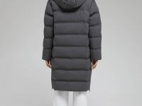 Длинный пуховик с натуральным пухом