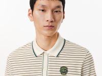 Мужское поло Lacoste в полоску