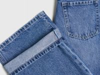 Прямые джинсы для девочек, Синий