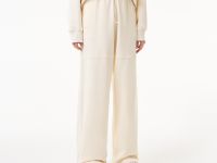 Женские прямые спортивные брюки Lacoste с высокой талией