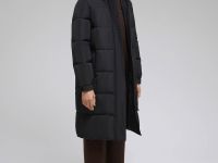 Длинный пуховик с натуральным пухом