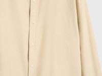 Рубашка из микровельвета, Бежевый