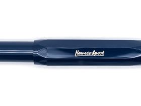 Роллер Kaweco CLASSIC Sport 0,7 мм, черный, корпус синий морской