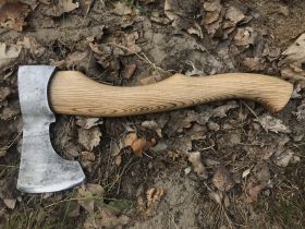 Туристический топор модель №10, сталь ХВГ, Мастерская Ваулина