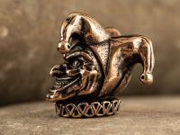 Бусина для темляка Шут, бронза