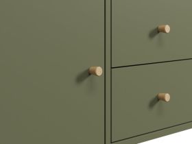 Стеллаж Кейн 6-75x75 Оливковый