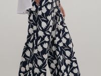 Брюки с принтом из хлопка