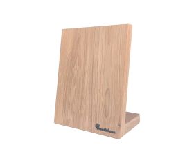 Подставка настольная магнитная для 4 ножей Woodinhome KS002SSOW, дуб