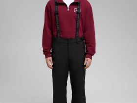 Горнолыжные брюки с регулируемыми подтяжками