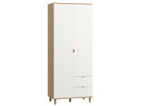 Распашной шкаф Теджонс 2-93x224 Деко Белый