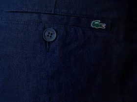 Мужские льняные шорты Lacoste стандартного кроя