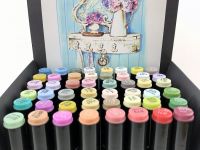 Набор маркеров Sketchmarker Brush 48 Shabby Chic style- Шебби шик (48 маркеров в пластиковом кейсе)