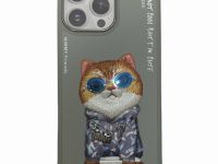 Чехол-накладка Nimmy Friends Little Hipster Man для Apple iPhone 16 Pro Max полиуретан (серый)