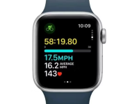 Смарт-часы Apple Watch SE (2024) 40mm Silver Aluminium Case with Denim Sport Band (M/L)