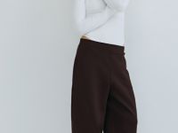 Брюки О-силуэта, Коричневый