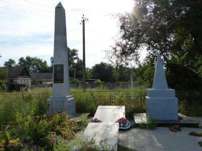 Братская могила советских воинов, погибших в период Сталинградской битвы