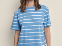 Футболка свободного силуэта в полоску