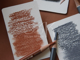 Набор карандашей угольных цветных HIMI 8 шт