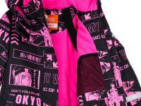 Куртка текстильная с полиуретановым покрытием для девочек