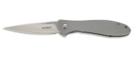 Складной нож CRKT Eros Large - Flat Handle, сталь AUS 8, рукоять сталь 420J2