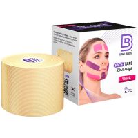Кинезио тейп для лица из шёлка BB Face Tape™ 5 см*5 м - бежевый