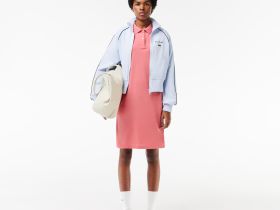 Женское хлопковое платье - поло Lacoste