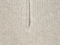 Джемпер с воротником-стойкой на молнии, Бежевый