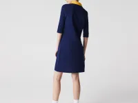 Женское платье-поло Lacoste из премиального хлопка пике