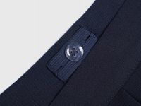 Юбка мини в складку для девочек, Синий